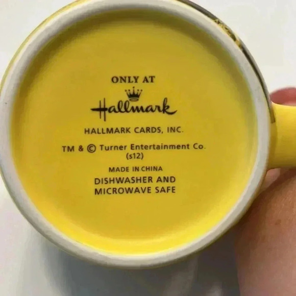 Wizard of Oz Scarecrow Brainy‎ Hallmark yellow Mug - Picture 4 of 4